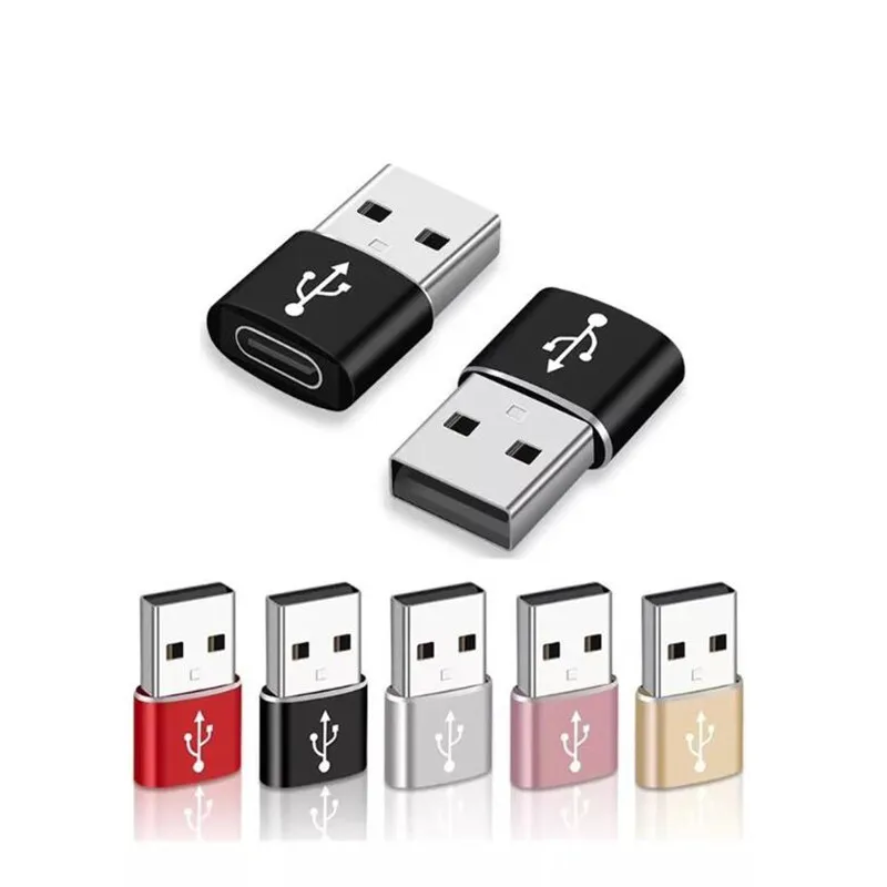 

100Pcs/Lot Type-C Adapter Female to USB 3.0 Type-A Male USB 3.1 Type C Connector Converter Adapter For Samsung s10 note 10 9