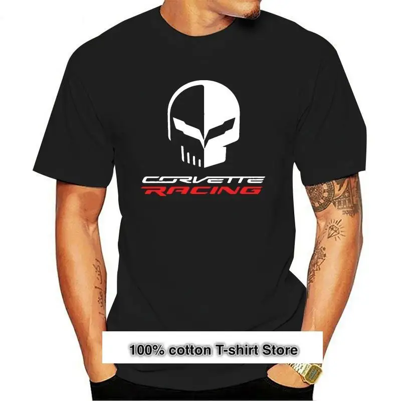 

Camiseta de carrera de Corvette para hombre, camiseta negra de talla S-3xl, Gift de moda, 2021