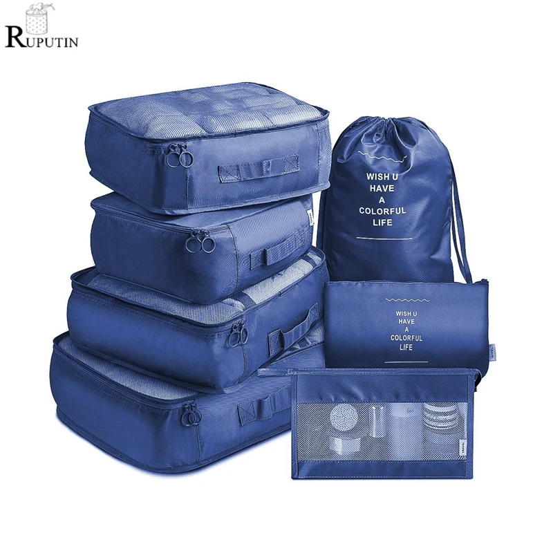 Дорожная сумка для хранения одежды нижнего белья органайзер обуви из 7 предметов