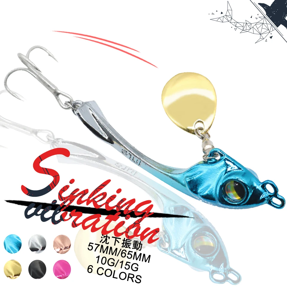 

1 шт., металлическая Рыболовная Приманка 10 г/15 г