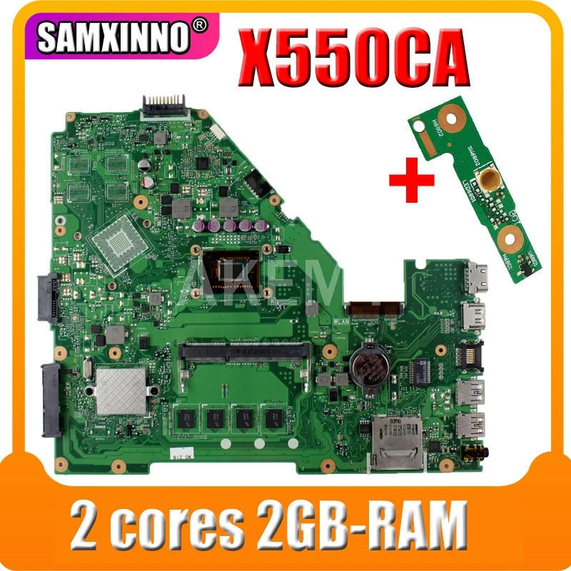 

NEW!!! Laptop Motherboard For Asus X550C X550CC X550CL A550C K550C X550C Y581C X550CA Mianboard W/ E1-2100 2 cores 2GB-RAM