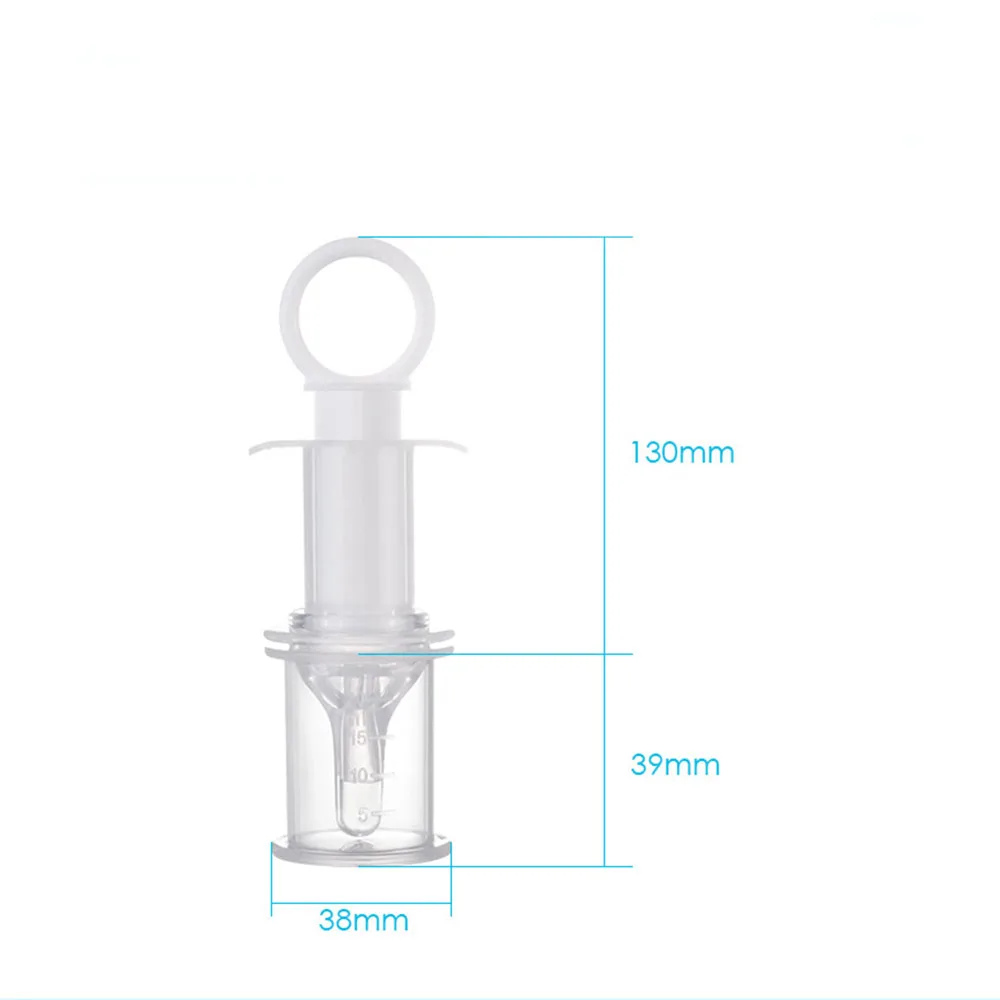 Kids Smart Syringe Feeder Transparent Squeeze Dropper Needle Utensils Tableware Eating Pacifier Baby Feeding Medicine Dispenser | Мать и