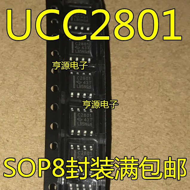 

10pieces UCC2801 UCC2801DTR C2801 SOP8