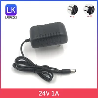 1pcs generic 24v 1a ac dc adapter power supply charger for logitech gt driving force pro steering wheel mains