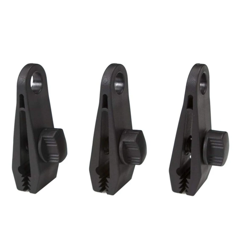 

24Pcs/Set Tarp Clips Tarp Clamps Tent Fasteners Clips Tent Awning Clips and Cords for Supporting Tarpaulins Canopies