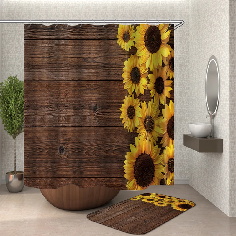 

black white stripe shower curtain sunflower curtain for bathroom curtain drop shipping bath curtain shower
