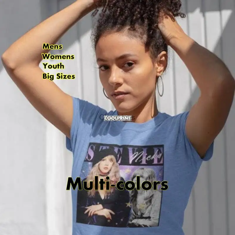 

Винтажная Футболка Stevie Nicks, мужские Модные футболки оверсайз с оригинальным графическим рисунком