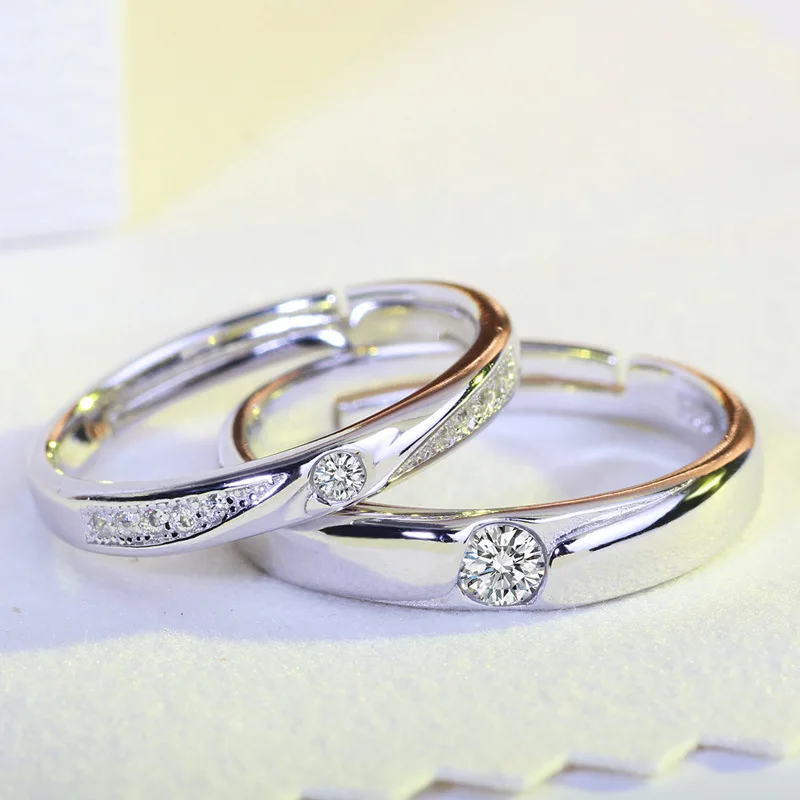 Классическое кольцо с простым дизайном набор инкрустация высокое качество
