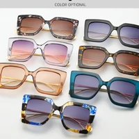 fashionable oversized sunglasses trending products 2021 sun glasses for men decorative square glasses male uv400 black