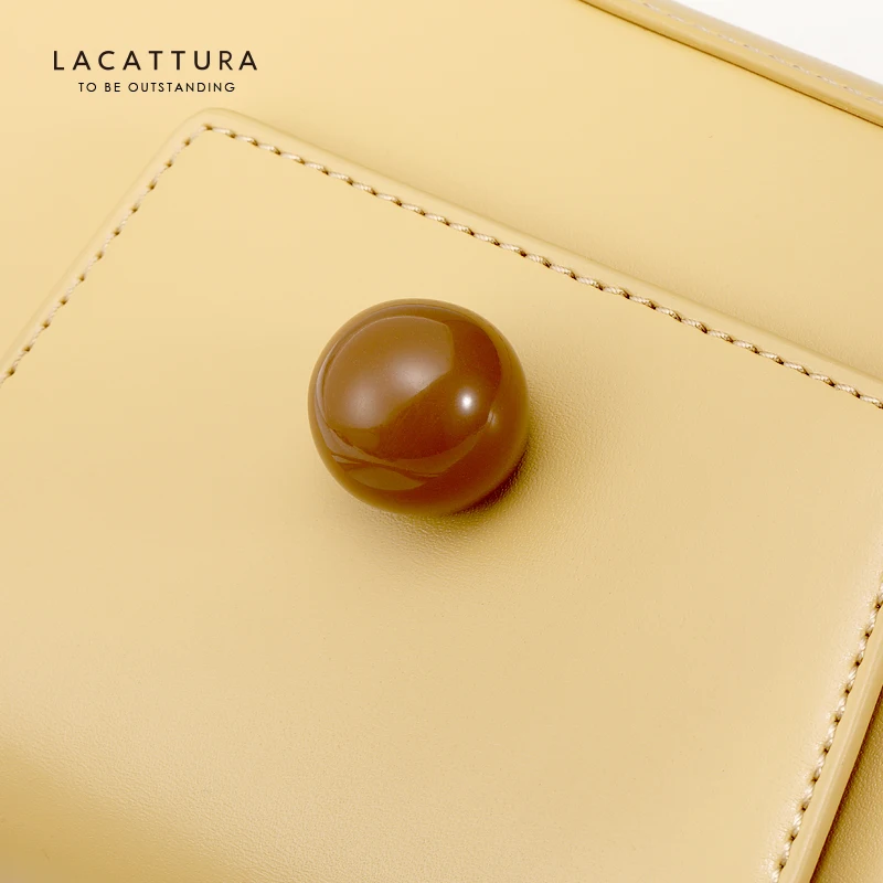 LACATTURA 2019 женская маленькая сумка через плечо Дизайнерская кожаная женский милый