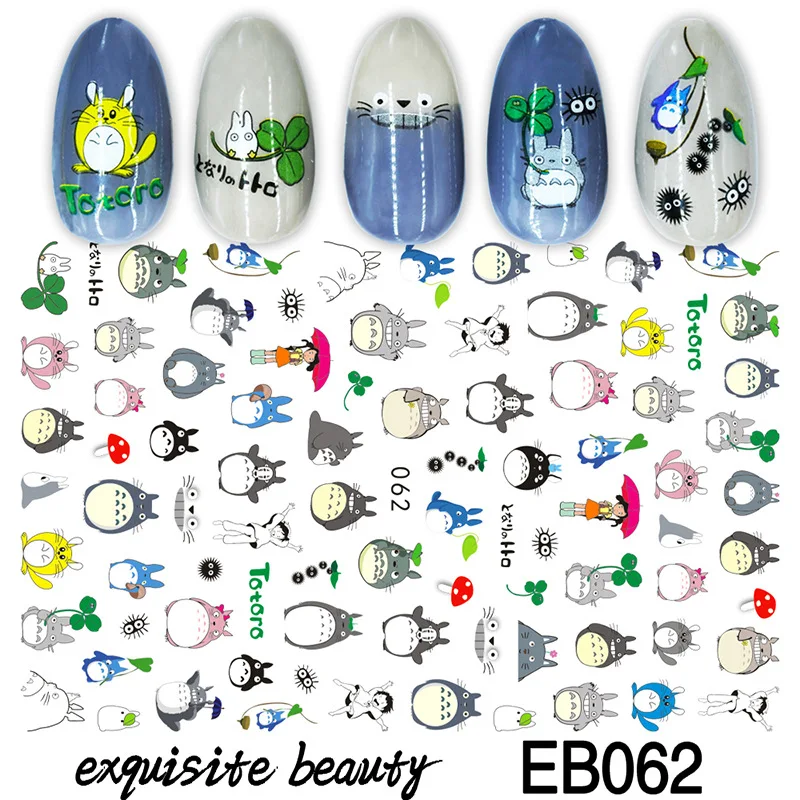 

3D Adhesive Waterproof Children's Anime Cartoon Nail Sticker Nail Decals