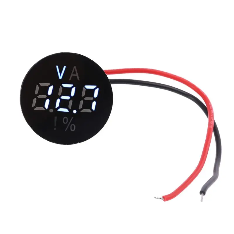 

Цифровой индикатор напряжения T8WE, 2 провода, 12 В, 48 В, 120 В, тестер батареи, литиевый, свинцово-кислотный