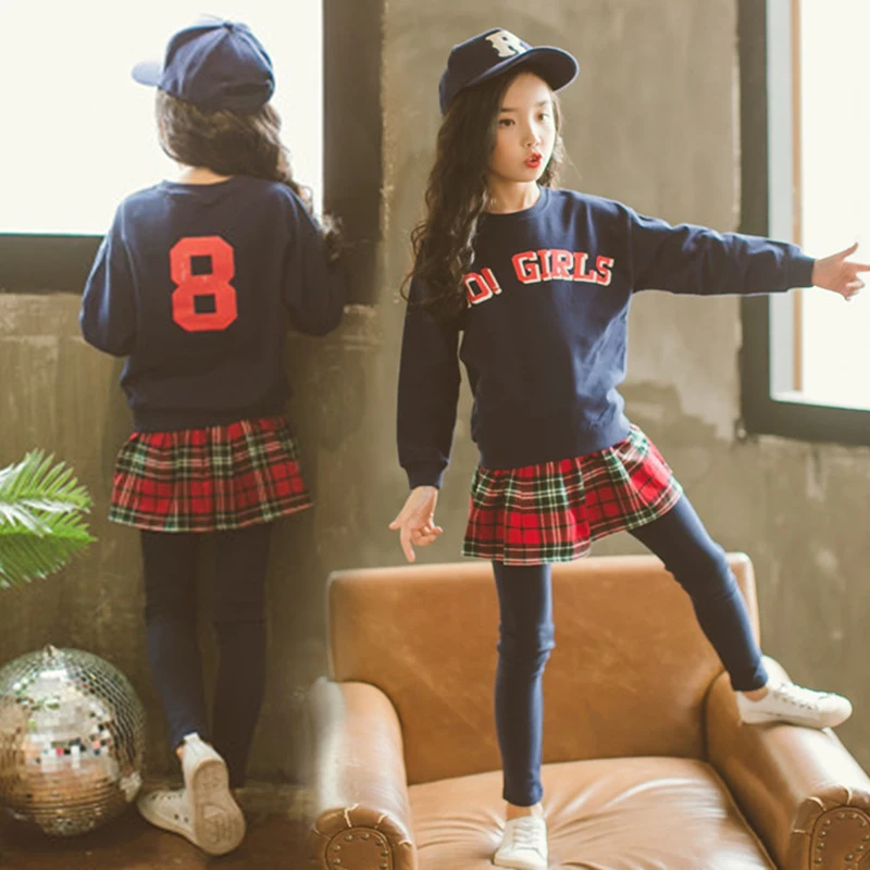 Комплект одежды для девочек 8 13 лет на весну осень|Комплекты девочек| |