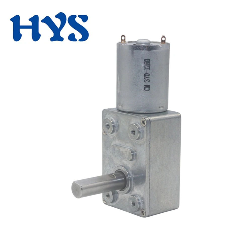 

370 Gear Motor Shaft Length 25mm DC 6V 12V 24V Metal Gearbox Speed Reduce 6rpm To 210rpm PWM Controller Reverse Moter JGY370