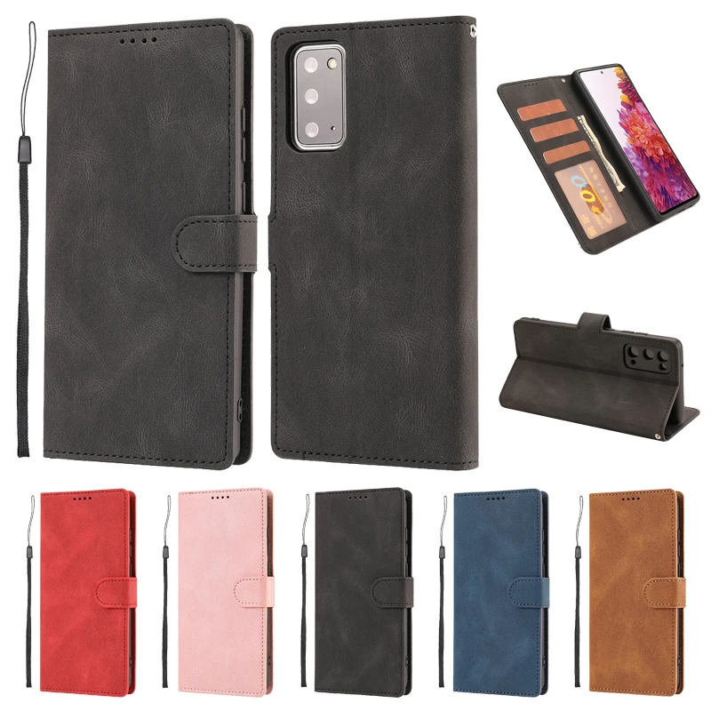 

For Samsung S20 FE Case Leather Wallet Case on sFor Samsung Galaxy S20 Plus S10 S8 S9 Plus S 20 FE Ultra S7 Edge Phone Cover Bag