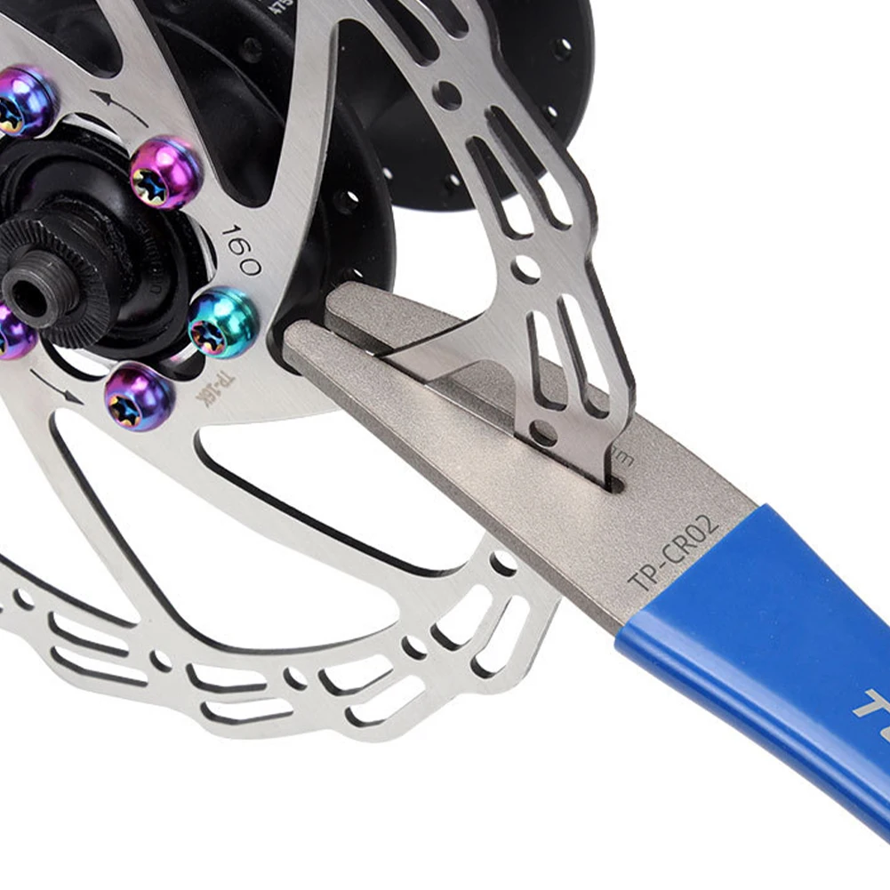 

Bicycle Disc Correction Wrench Tool Disc Brake Rotor Alignment Truing Tool Stainless Steel Bike Brake Repair Adjustment Tool