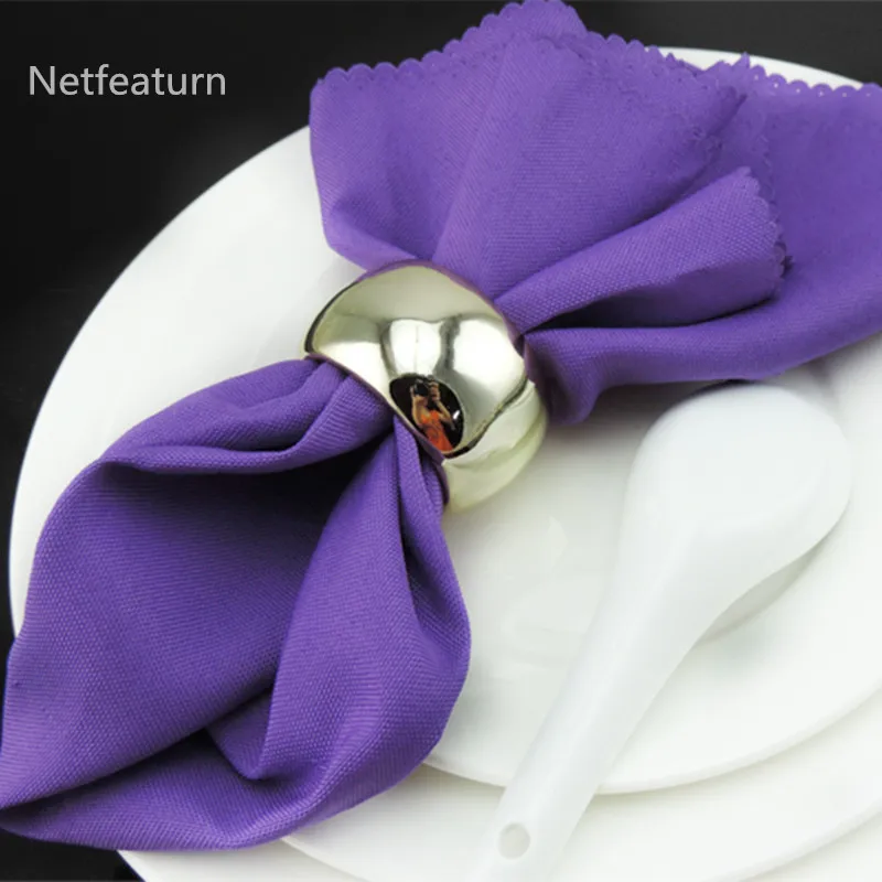 Free Shipping 10pcs/lot Fashion Resin Napkin Rings Serviette Holder Hotel Wedding Banquet Christmas Table Supplies Decor Favor |