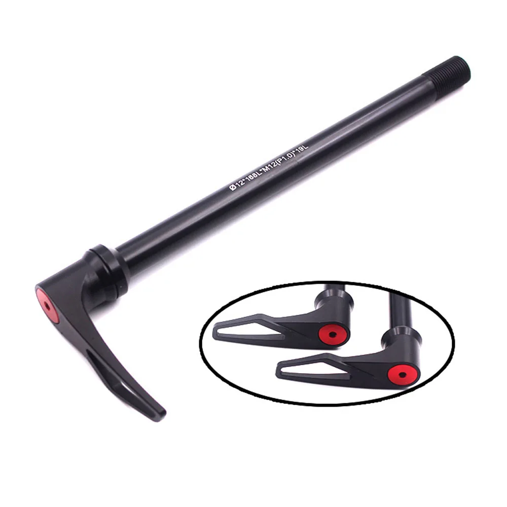 

P1.0 142x12mm Thru Axle Black Metal Road Mountain Bike Component Thread Pitch 1.0 For BMC CUBE System