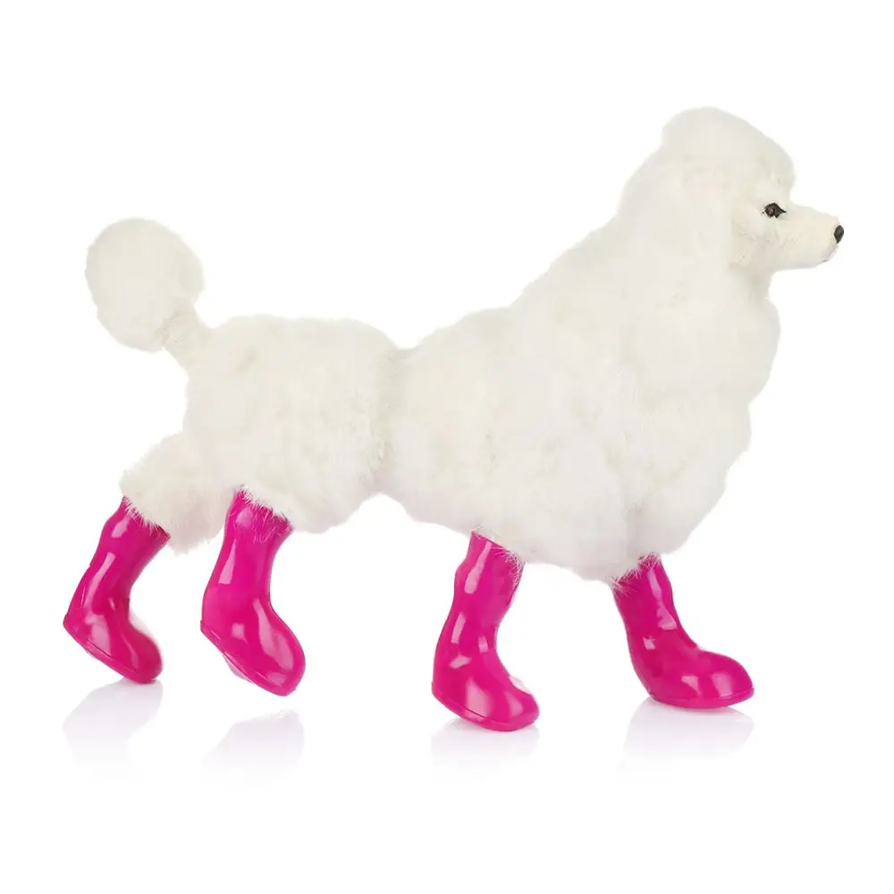 Прочная обувь для щенков товары домашних животных высокоэластичные дождевые