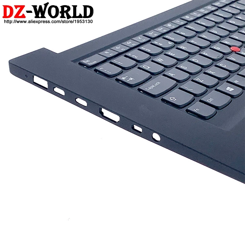 repaint shell palmrest upper case with uk english backlit keyboard for lenovo thinkpad p1 gen2 x1 extreme 2nd laptop 02xr013 free global shipping
