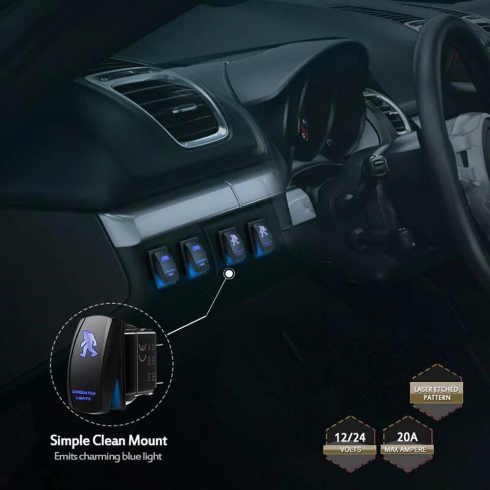 Перемычка провода 5-контактный клавишный переключатель огни снежного человека