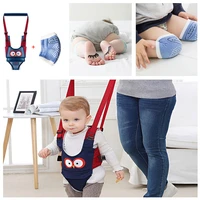 1 set safety crawling elbow and baby walker baby belt assistant toddler leash cushion knee pad kids learning training walking