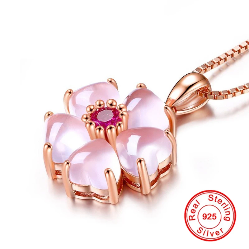 Роскошный кулон из стерлингового серебра 925 пробы с искусственным драгоценным