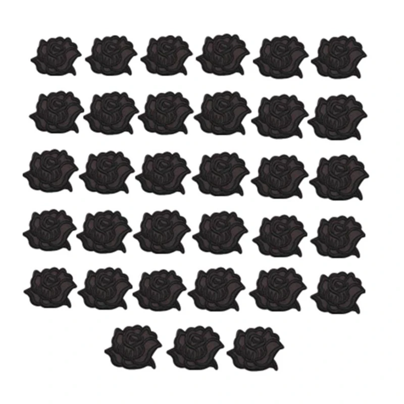 33 шт. Черные искусственные украшения для одежды | Дом и сад