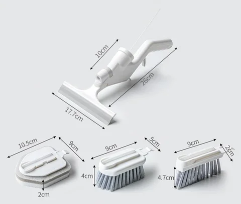 

Versatile Spray Cleaning Brush kit