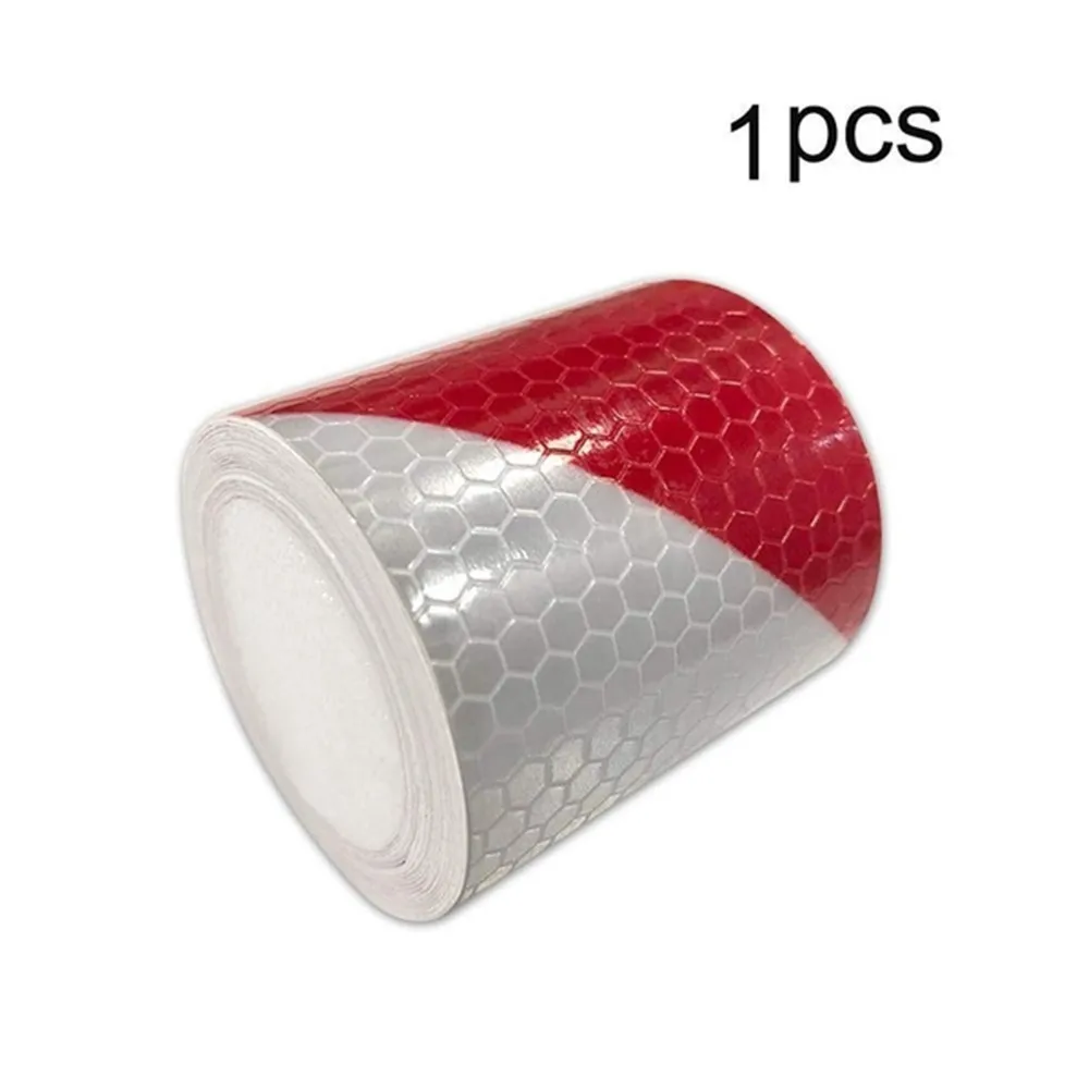 Самоклеящаяся блестящая Светоотражающая предупреждающая лента Walmeck из ПВХ 5X300 см