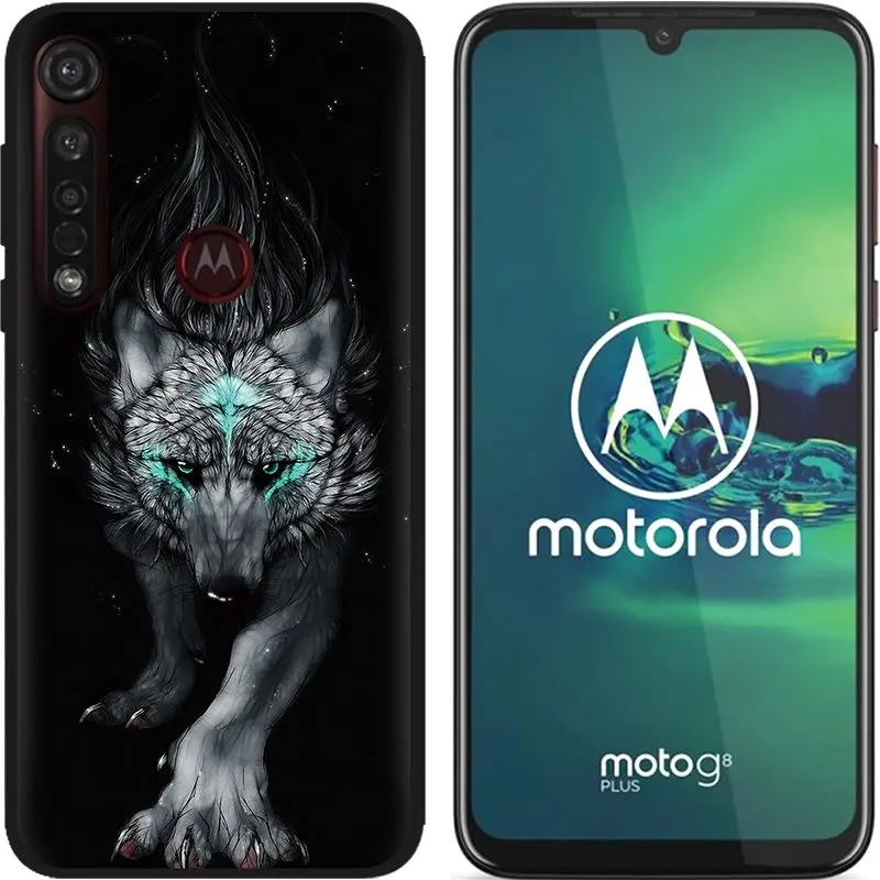 Хаки Чехол для Motorola Moto G8 Plus, мягкий матовый чехол с милыми животными и цветочным мрамором для Moto G8 play one macro, силиконовый чехол для телефона s - Цвет: Хаки