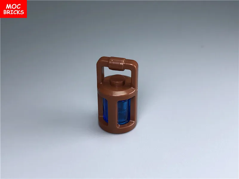 10 шт./партия кубики Moc DIY посуда фонарь подходит с 37776 круглыми кирпичами 1X1 развивающие строительные блоки игрушки для Детский Рождественский подарок