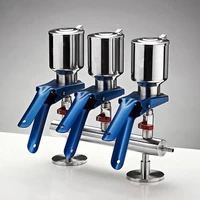 3 branches lab vacuum filtration membrane buchner funnel apparatus system solvent filter stainless steel flask manifolds set