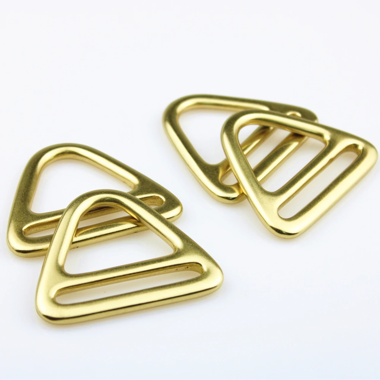 Сделай Сам кожаное ремесло оборудование твердая латунь Сумочка TriangleRing BOR отделка