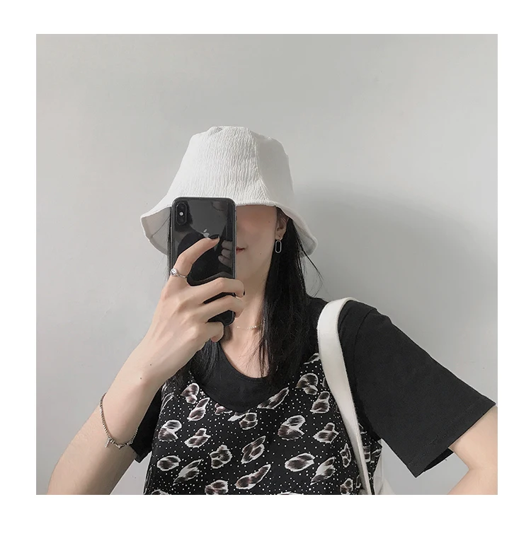 Кепка рыбака-клоуна женская базовая модная шляпа от солнца в Корейском стиле для