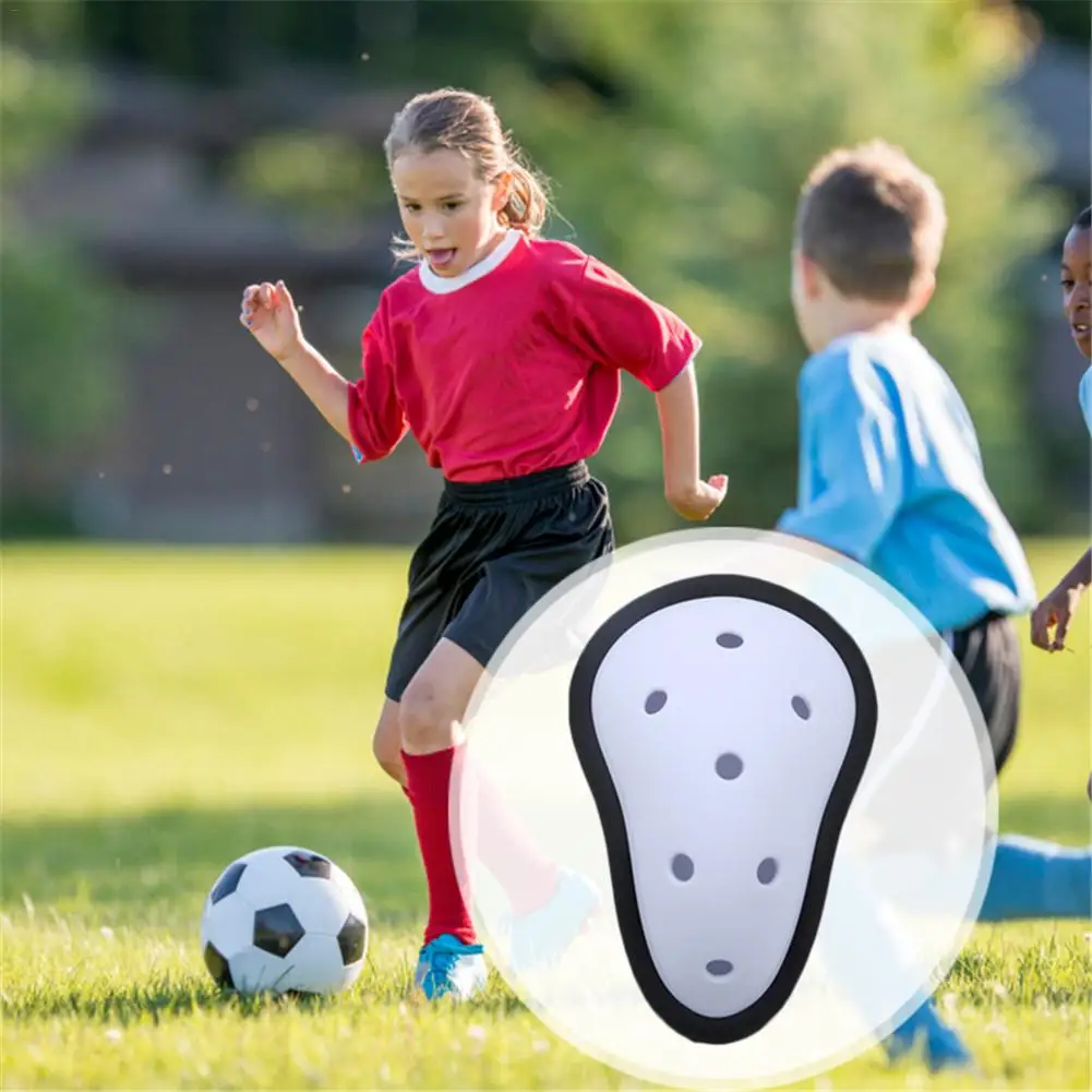 Футбол защиты и промежность протектор спортивные дышащие открытые Защитное