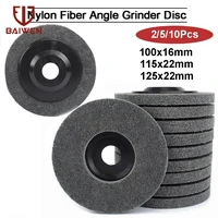 100mm 115mm 125mm nylon fiber polishing wheel non woven abrasive disc 4 5 grinding polishing wheel for metal