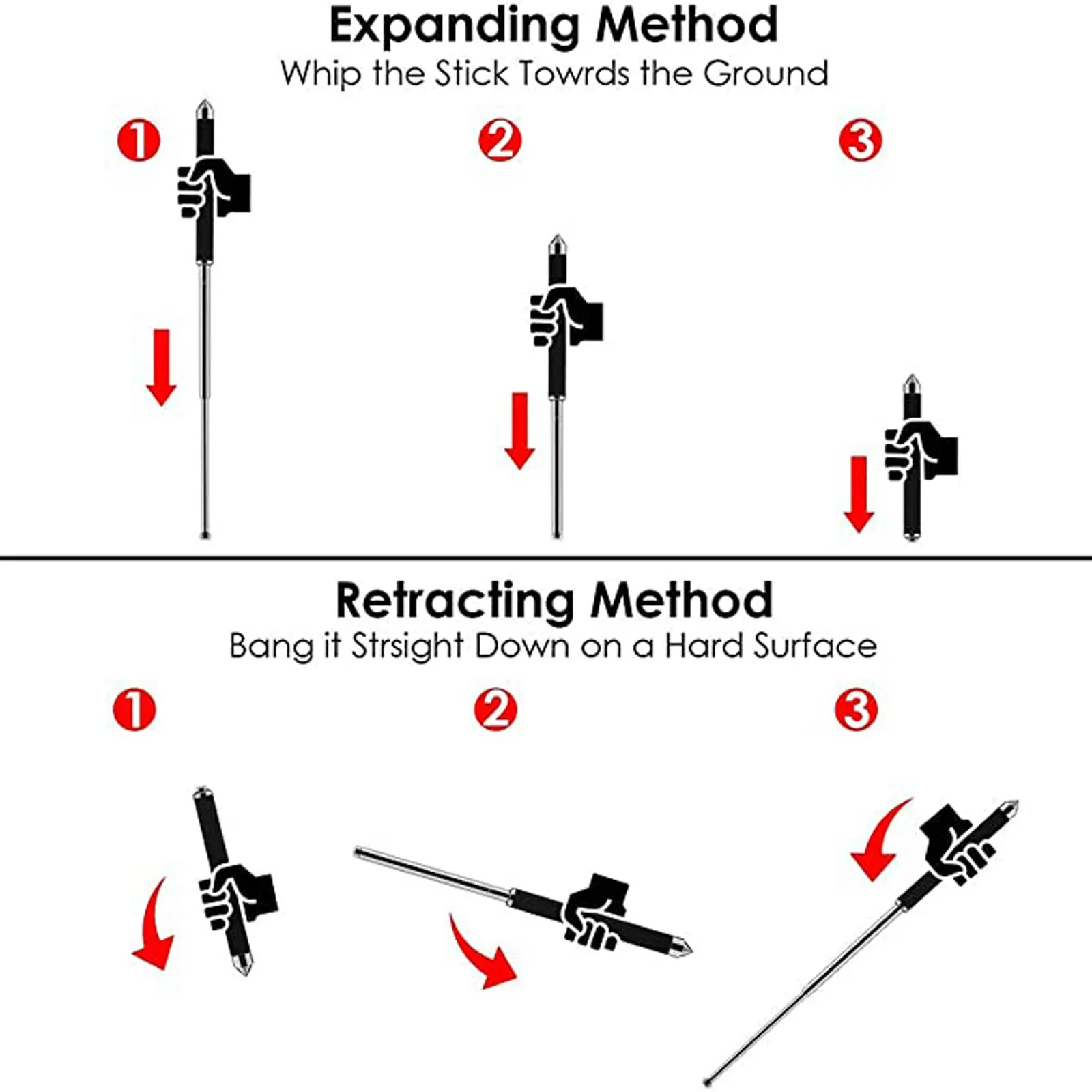 Горячая Распродажа Телескопический Пеший Туризм палки складной полюс 55 см дикий