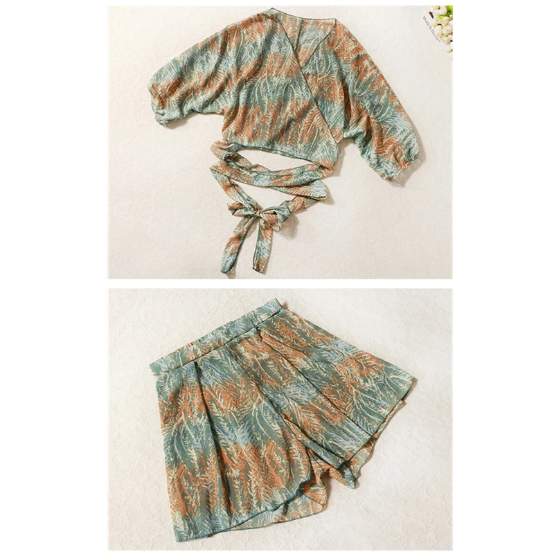 Женский костюм из трех предметов STAERK Тонкая блузка с длинными рукавами и тонким