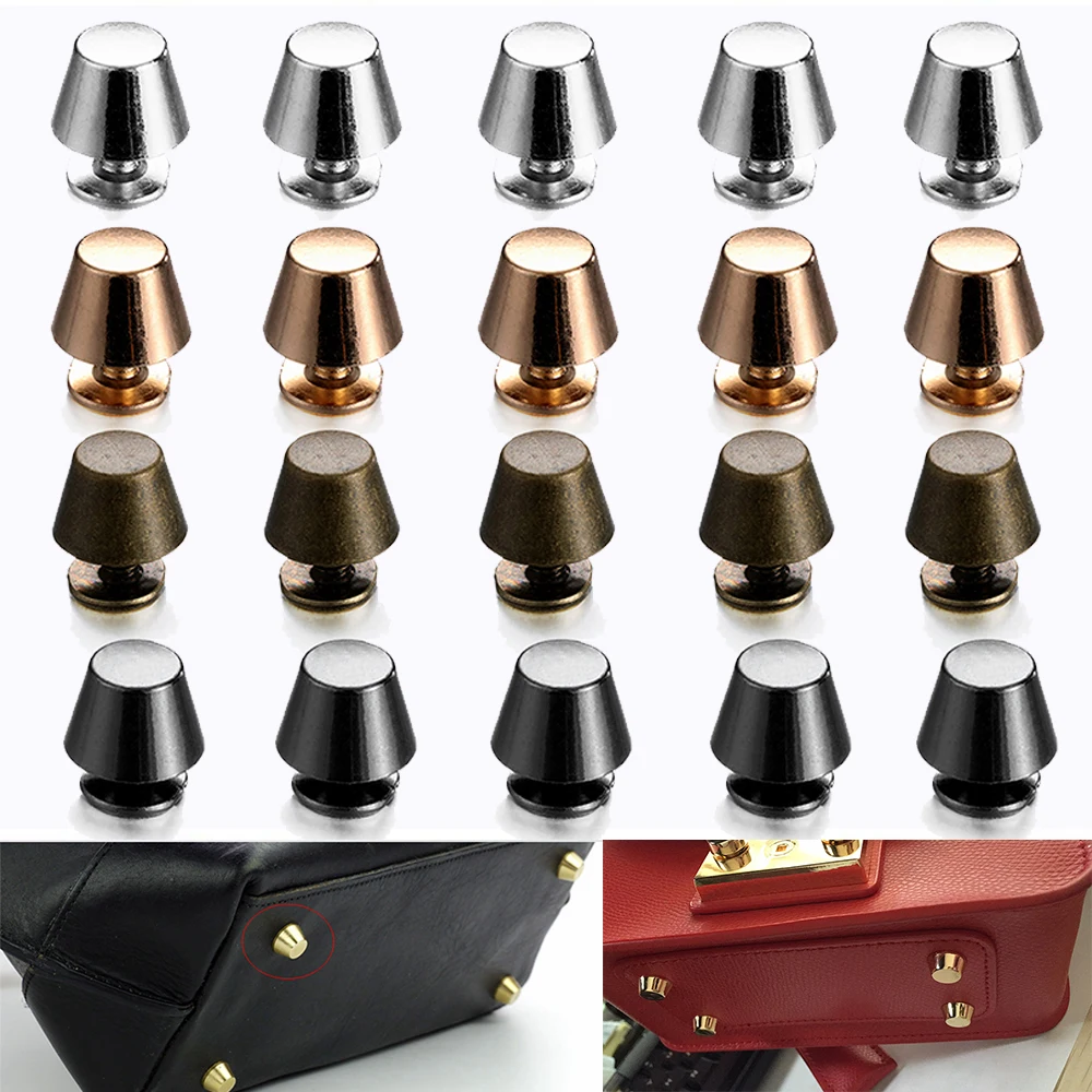 

5Sets HOT 8/10/15mm Screw Back Rivets Studs Metal Bucket Shape Nail Stud for Garment Leather Craft Belt Wallet Decoration Parts