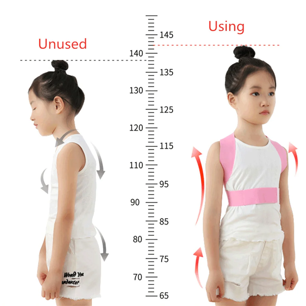 

Adjustable Children Posture Corrector Back Support Belt Kids Orthopedic Corset For Kids Spine Back Lumbar Shoulder Braces Health
