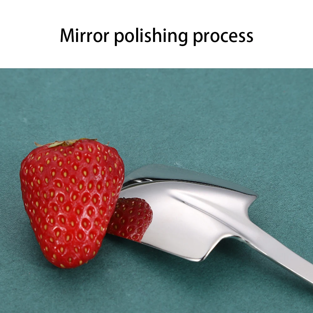 

Stainless Steel Shovel Spoon Coffee Ice Cream Spoon Engineering Shovel Retro Lovely Square Spoon Kitchen Accessories