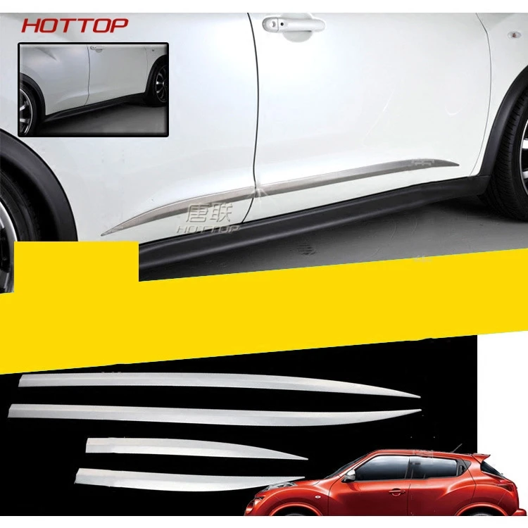 Для Nissan Juke 2010 2016 молдинг боковой двери отделка бесконтактная сталь Стайлинг