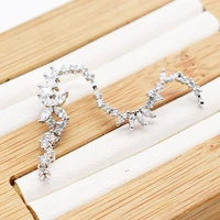 cubic zirconia micro pave connector necklace bracelet pendant jewelry diy findings