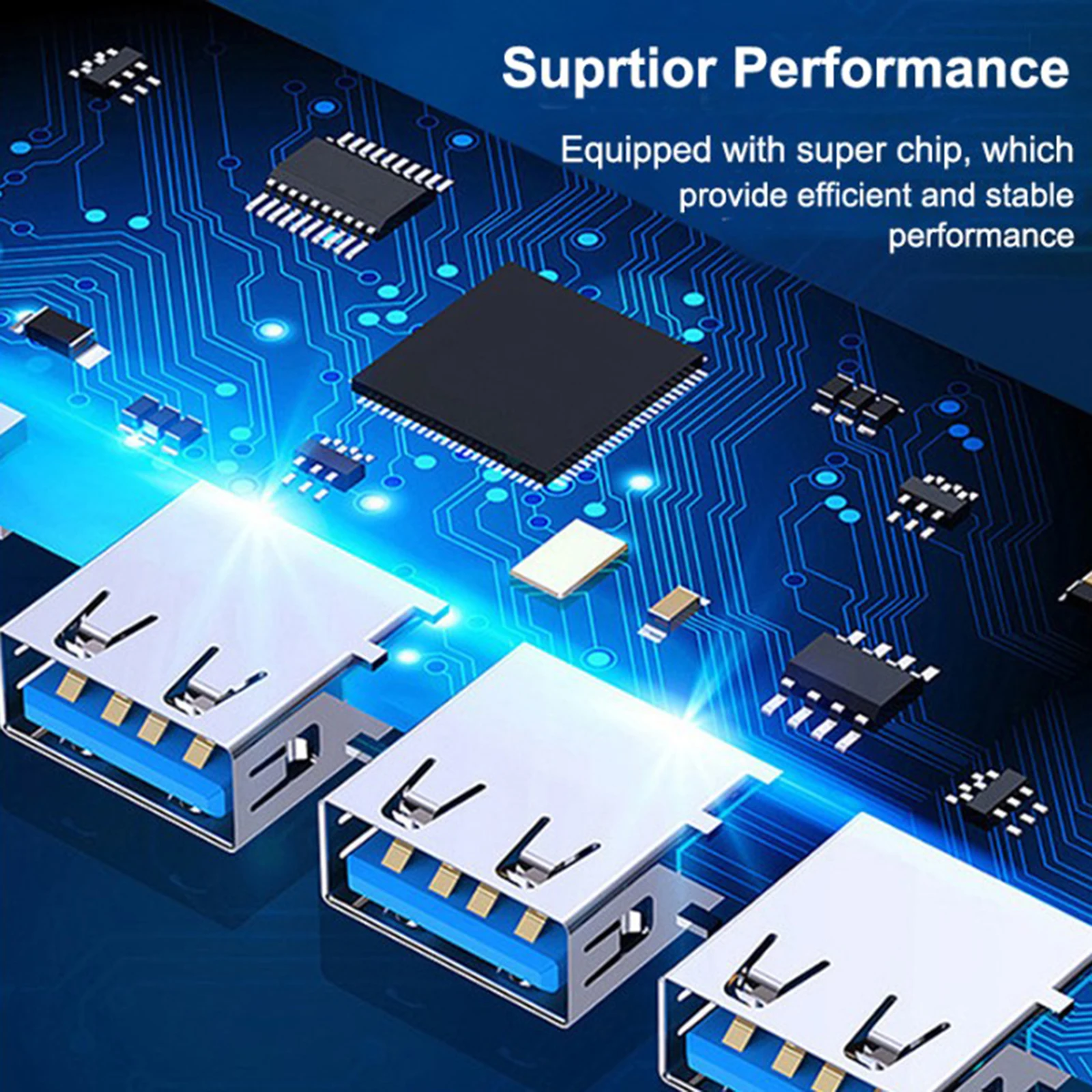 

USB Hub Splitter USB 3.0 USB 2.0 4 in 1 Hub Dock Station Multiport Adapter Laptop Accessories for PC Macbook air