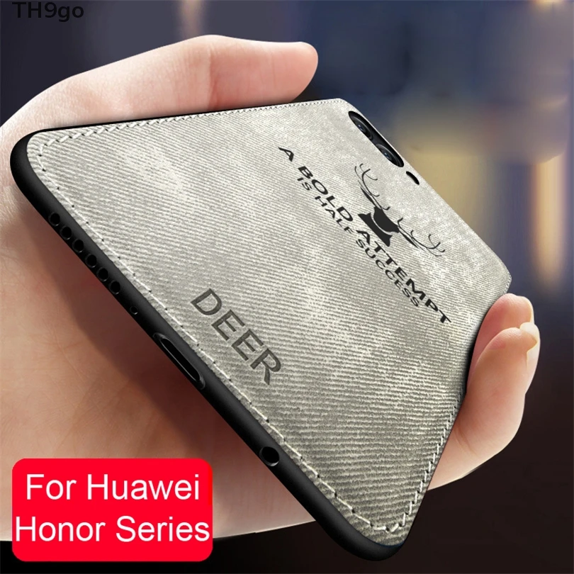 Мягкий ТПУ Кожаный противоударный Гибридный чехол для телефона Huawei Honor 7A 7C 8X Max 8 9