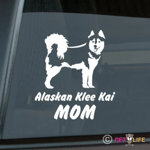 Наклейка на машину из аляски Klee Kai Mom Die Cut Vinyl - akk | Автомобили и мотоциклы