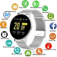 lige 2021 fashion ladies smart watch heart rate blood pressure multifunctional sport watch men woman waterproof smartwatch wome