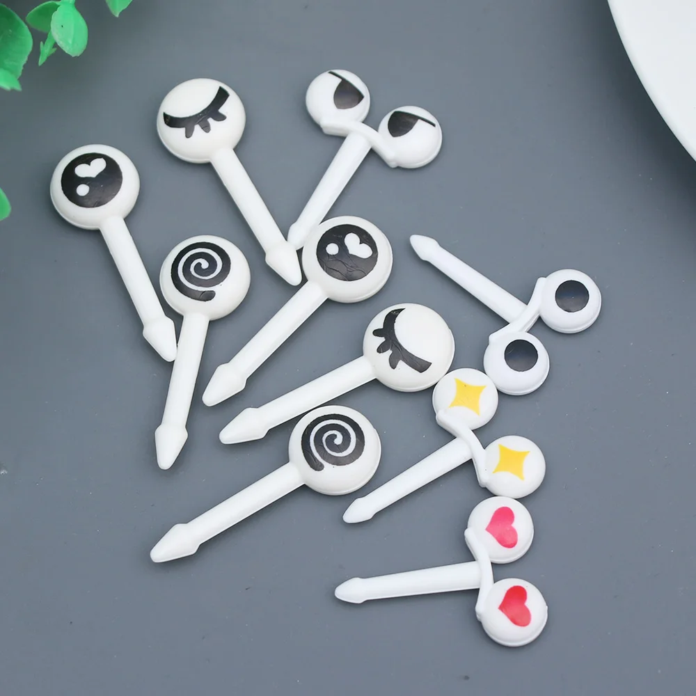 

10pcs Mini Dessert Decoration Fork Fruit Cartoon Forks Cute Cake Toothpick Kids Fresh Picks