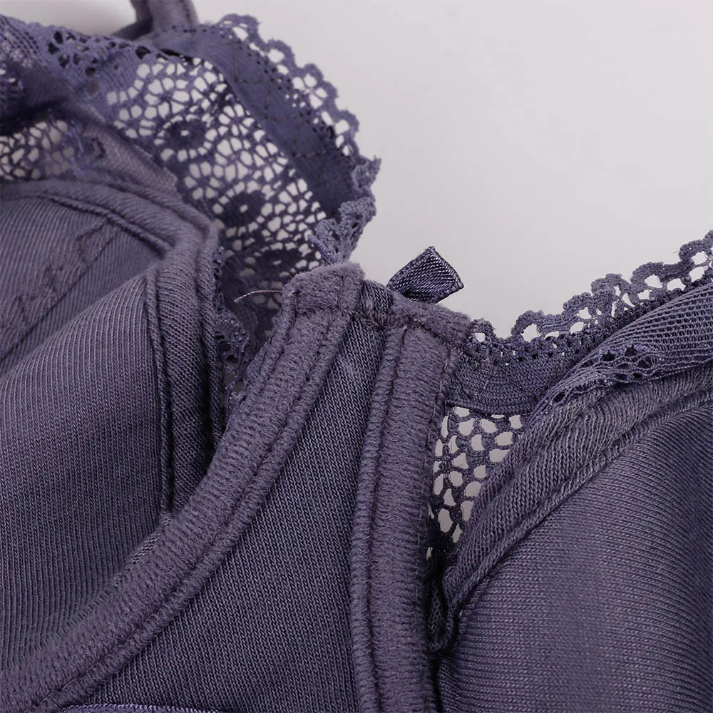 Lace Bras For Women Sexy Push Up Bra Bralette Comfort Underwired Full Figured Plus Size Lingerie 38-52 D DD E F G Cup